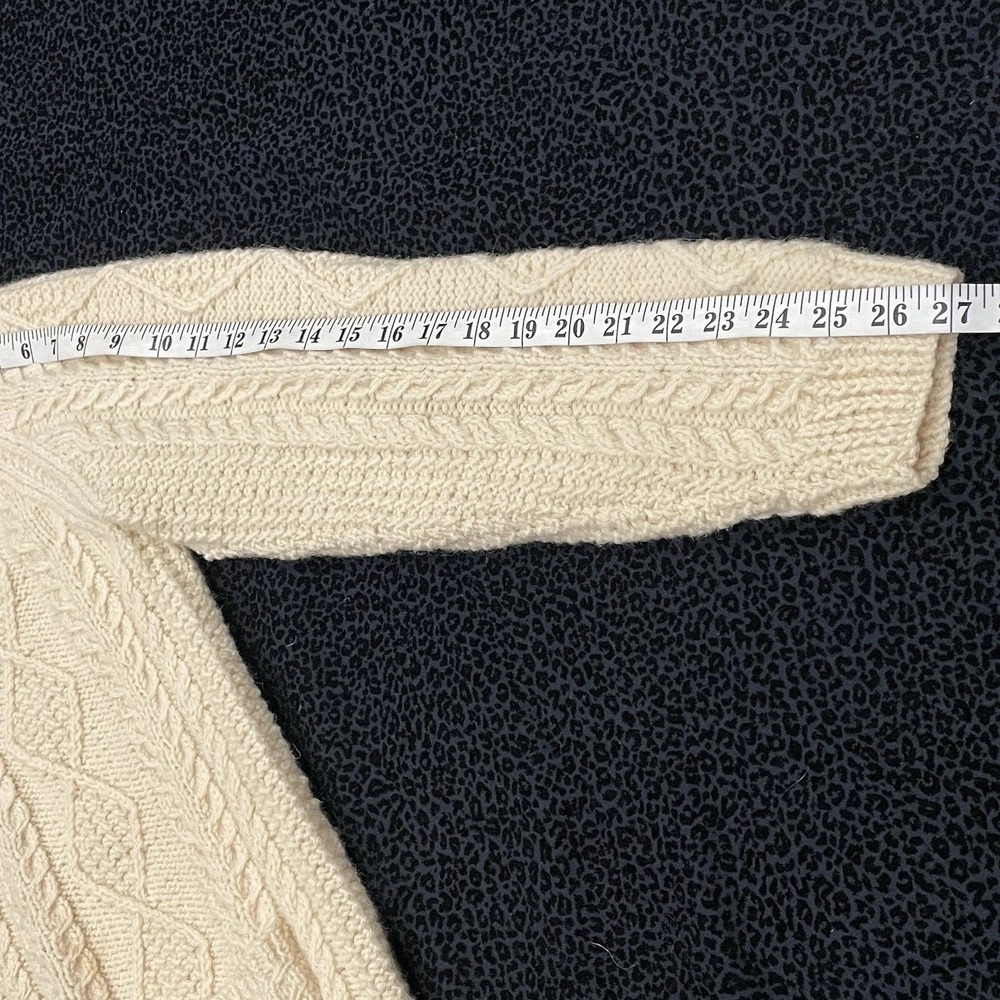 Fisherman‎ Coastal Preppy Sweater Cable Knit Heritage Layering Classic Wool READ - Picture 6 of 9